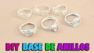 Cómo hacer una base de anillos ajustable casera - Manualidades de Joyeria - manualidadesconninos