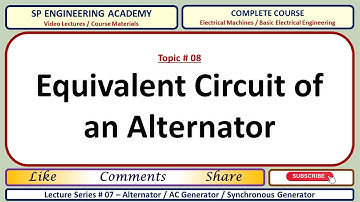 08 Equivalent Circuit of an Alternator