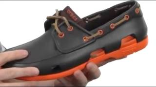 crocs beach line boat shoe