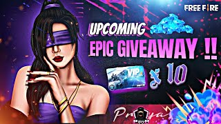 Epic Giveaway Upcoming News Updates By Gaming With Priya Free Fire India 