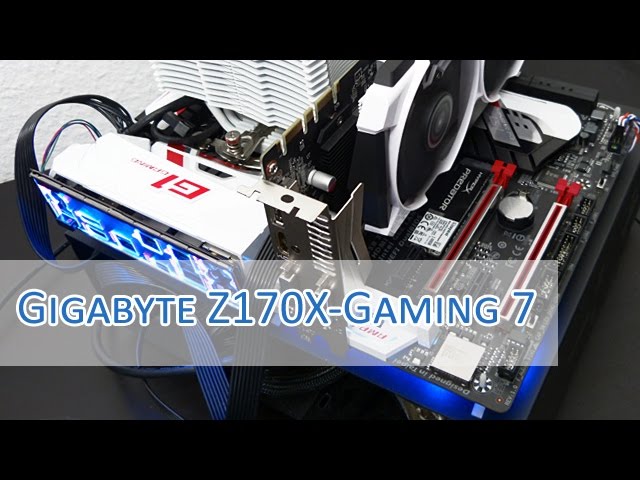 Gigabyte Z170X-Gaming 7 lightning demonstration - YouTube