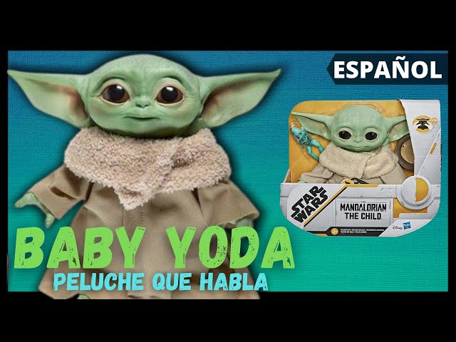 BABY YODA Con sonidos💕 unboxing Español // Peluche que habla The child  Hasbro The mandalorian 