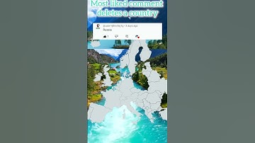 Most liked comment deletes a country #shorts #map #mapper #mapping #europe #mapchart #india#pakistan