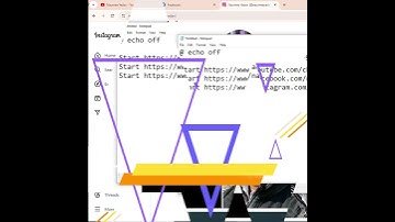 Batch files open multiple URL links with one shortcut