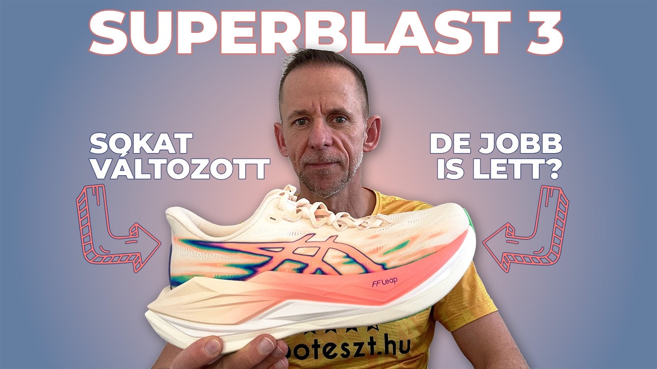 video ASICS Superblast 3 futócipő