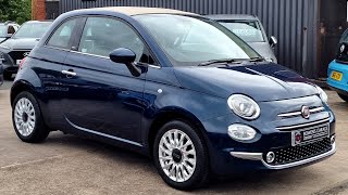 2019 (19) Fiat 500C 1.2 Lounge in Epic Blue. 19k Miles. 4 Services. Sat Nav. Cruise. SOLD