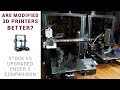 Are modified 3D printers better? Stock vs upgraded Ender 3 comparison