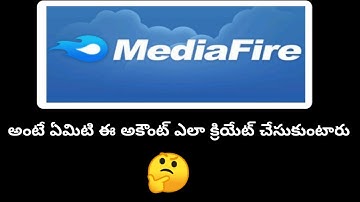 How to upload & download files on Mediafire What is Mediafire Explain in Telugu