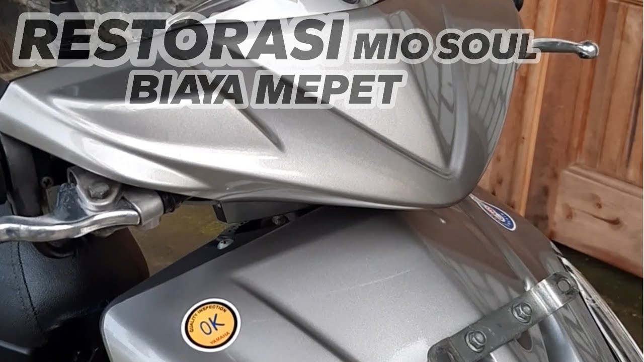 RESTORASI MIO SOUL KARBU TAHUN 2008 BIAYA MEPET⁉️
