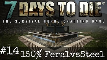 Let’s Play 7 Days to Die A15 | s3 ep14 | 150% Feral Horde Spawn + Gun Room | Alpha 15 SP gameplay