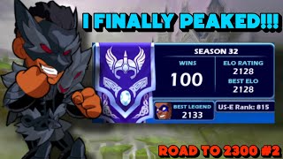 I Finally Peaked!!! | Brawlhalla Ranked 1v1