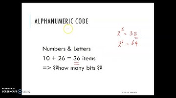 Alphanumeric Code- ASCII Code_ KTU ECT 203 LCD Module 1