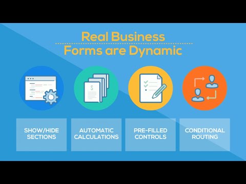 Dynamic forms and workflows with the Visual Rule Builder