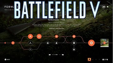 Battlefield V: Unlocking Selbstlader 1906 Tides of War Overture Week 3