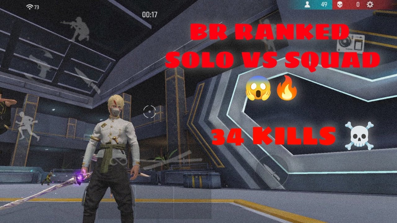 BEST BR RANKED MATCH GAMEPLAY|SOLO VS SQUAD| GARENA FREE FIRE - YouTube