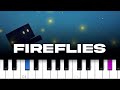 Owl city  fireflies piano tutorial