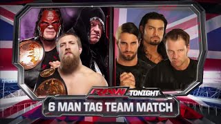 The Shield Vs Daniel Bryan, Kane \& The Undertaker - WWE Raw 22\/04\/2013 (En Español)