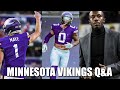 Minnesota Vikings Q&amp;A: Rather Trade Up to 3? UDFA Contracts? F Them Picks?