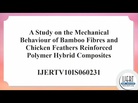 A Study on the Mechanical Behaviour of Bamboo Fibres and Chicken Feathers Reinforced Polymer Hybrid