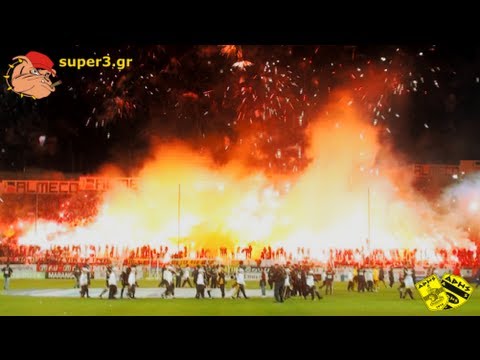 Insane Derby of Thessaloniki: ARIS vs PAOK (22.10.2016) #worldofultras