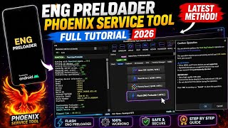 🔥 Eng Preloader Phoenix Service Tool Full Tutorial 2026