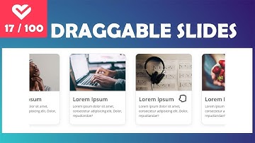 Build Draggable Slides With HTML CSS and JavaScript | Project 17