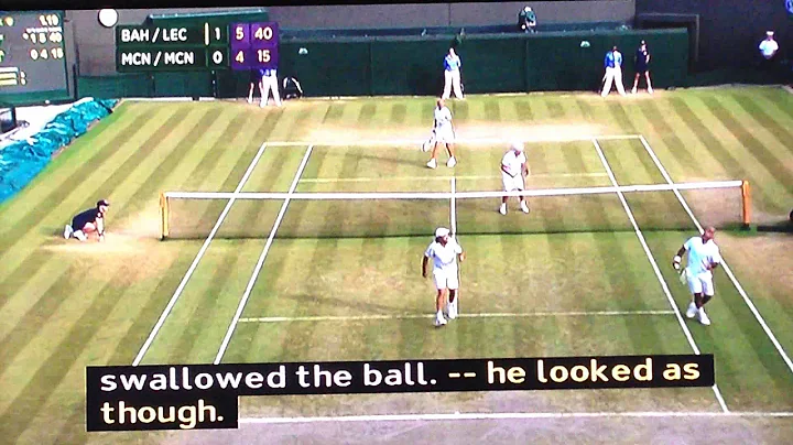 World's Best Tennis Point & serve |2014 British ga...