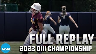 2023 DIII softball championship final game 1: Trine vs. Salisbury | FULL REPLAY