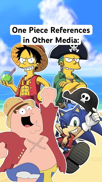 One Piece References in Other Media: #onepiece #luffy