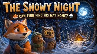 Woodlands Adventures – Episode 4: The Snowy Night ❄️🦊🌙 | Bedtime Story for Kids