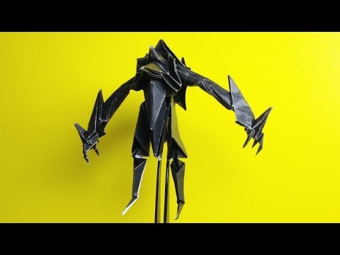 折り紙 ネクロズマ 伝説のポケモン サンムーン Origami Pokemon Necrozma Sunmoon Youtube