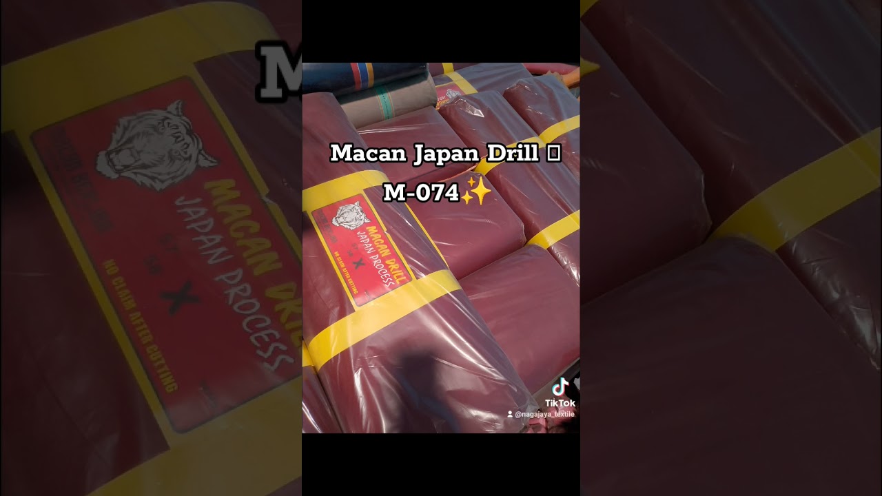 Ready Macan Japan Drill tekstur dan handfeel sama dengan Nagata Drill 