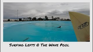 WAVEPOOL SESSIONS!! GOING LEFT  -  Raw Gopro POV