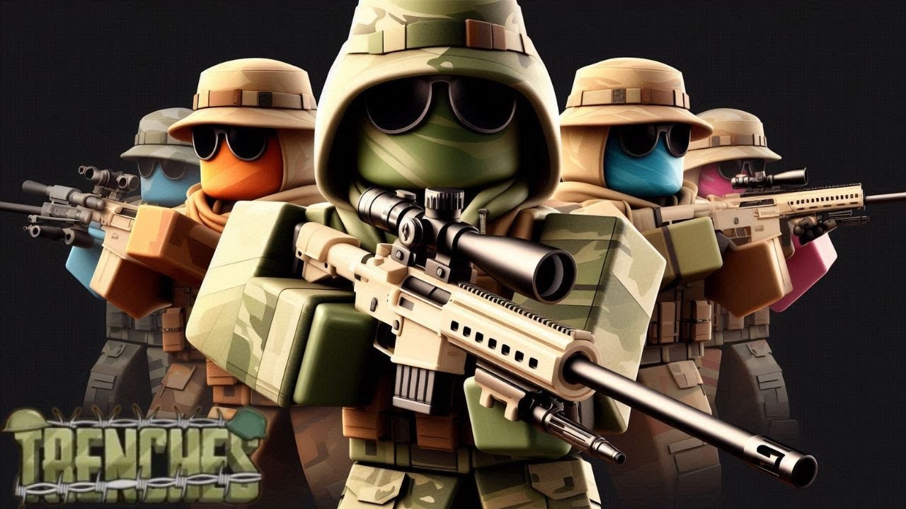 ยิงชิวๆ Roblox TRENCHES - YouTube
