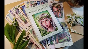 FAERY TEMPLE ORACLE cards with Blue Angel Publishing and Suzy Cherub Artwork by Christine Karron