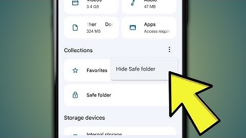 How To Hide Safe Folder From Google Files || 2024