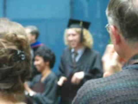 Blurry Applause of Graduate Stephen Hoppe