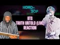BRITISH VOCALIST REACTS to BTS - The Truth Untold (Live)