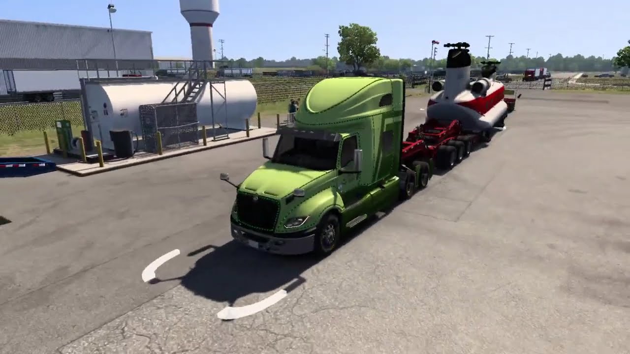 American Truck Simulator - (Special Cargo) Transport Helicopter [Wichita, KS to Salina, KS]