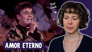 An emotional first time reaction to Juan Gabriel - Amor Eterno LIVE