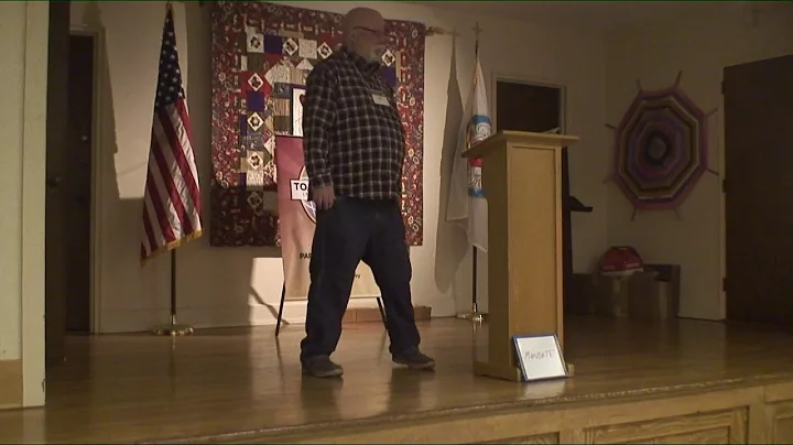 Jeff Jarrell's Speech @ Park Toastmasters on  Nove...