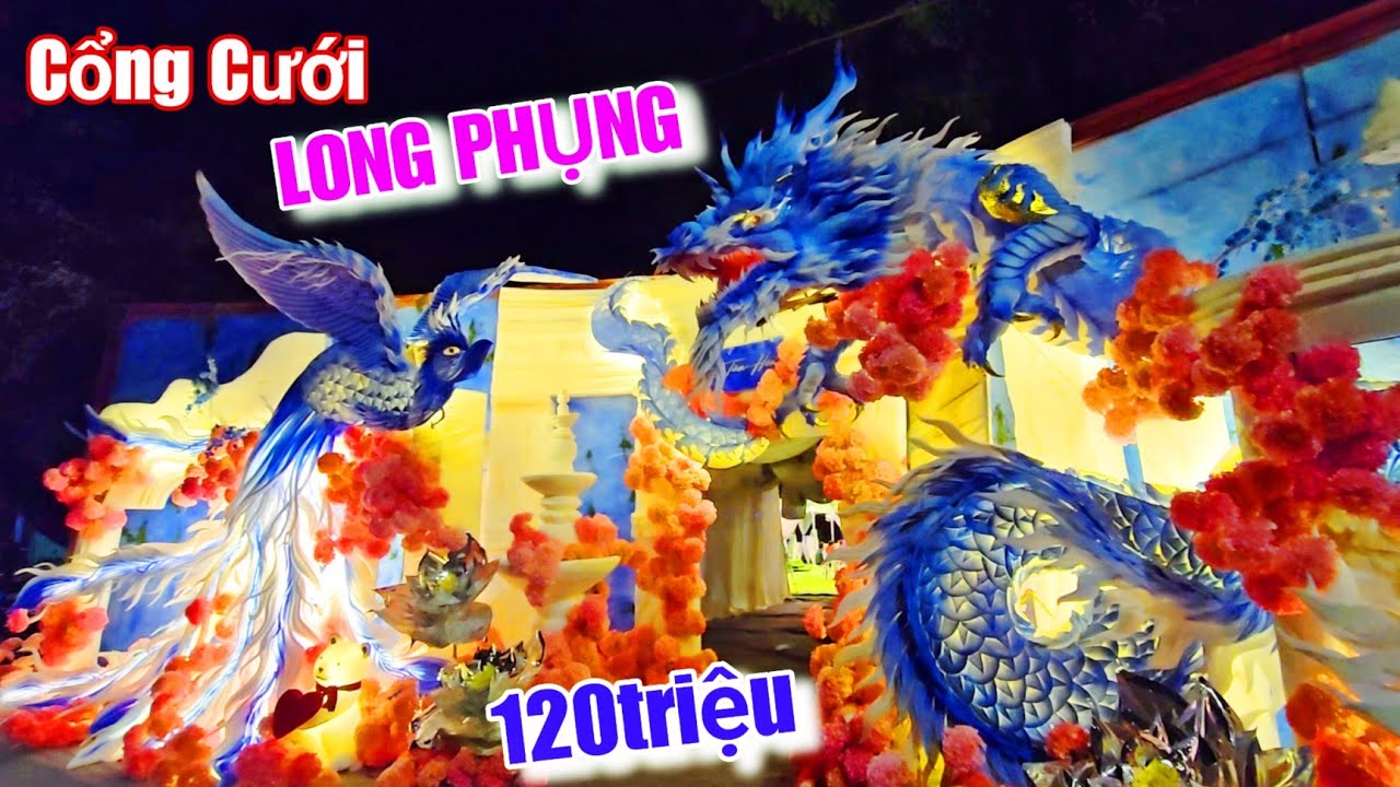Cổng cưới Long Phụng quá Hoành Tráng đẹp nhất miền tây