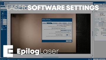 Epilog Laser Dashboard and Job Manager Settings Options