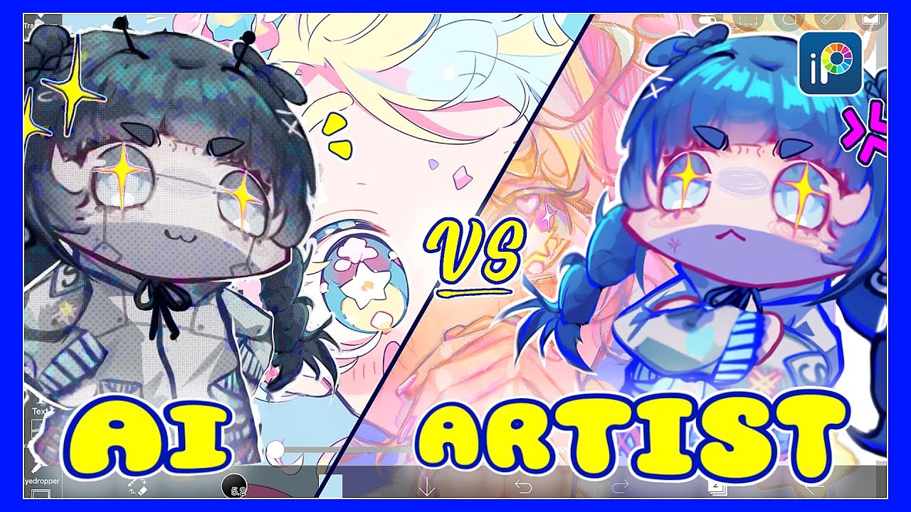 CAN an ARTIST BEAT AI?! // AI vs ARTIST