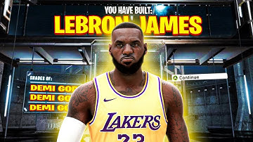 *NEW LEBRON JAMES BUILD IS OVERPOWERED ON NBA 2K22 CURRENT GEN