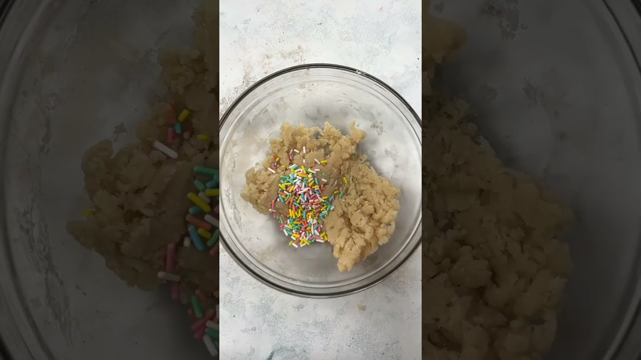 No Bake Sugar Cookie Dough Bar Food Recipe Foodie Dessert Cookiedough