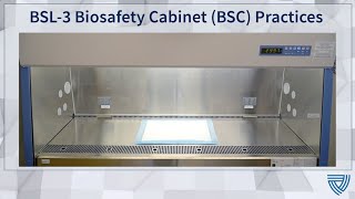 NETEC: Biosafety Level 3 Laboratories (BSL-3) Biosafety Cabinet Practices