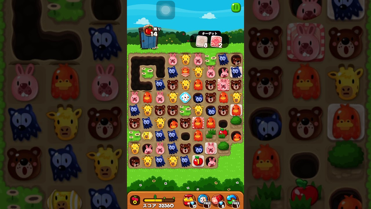 ステージ1699クリア アイテム未使用 LINEゲーム ポコポコ ！ - YouTube