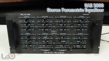 SAE 2800 Stereo Parametric Equalizer
