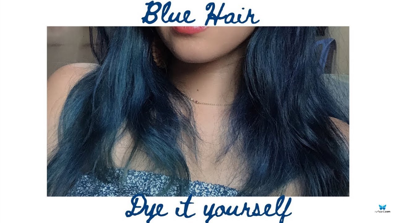 6. "DIY Under Hair Blue Dye Tutorial" - wide 9